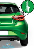 Aufkleber Auto Ammersee mit Schrift